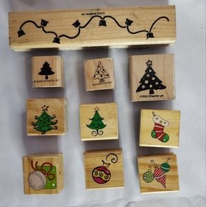 Christmas Trees and Ornament Stamps